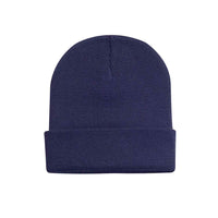 Rectangular Patch Beanie - Navy - ONE - UC410