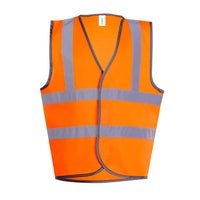 Childrens Hi Vis Waist Coat - Orange - 4/6 YRS - UC806