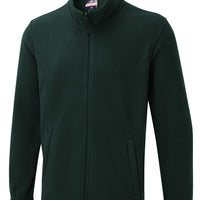 Value Range Full Zip Fleece - Bottle Green - XS