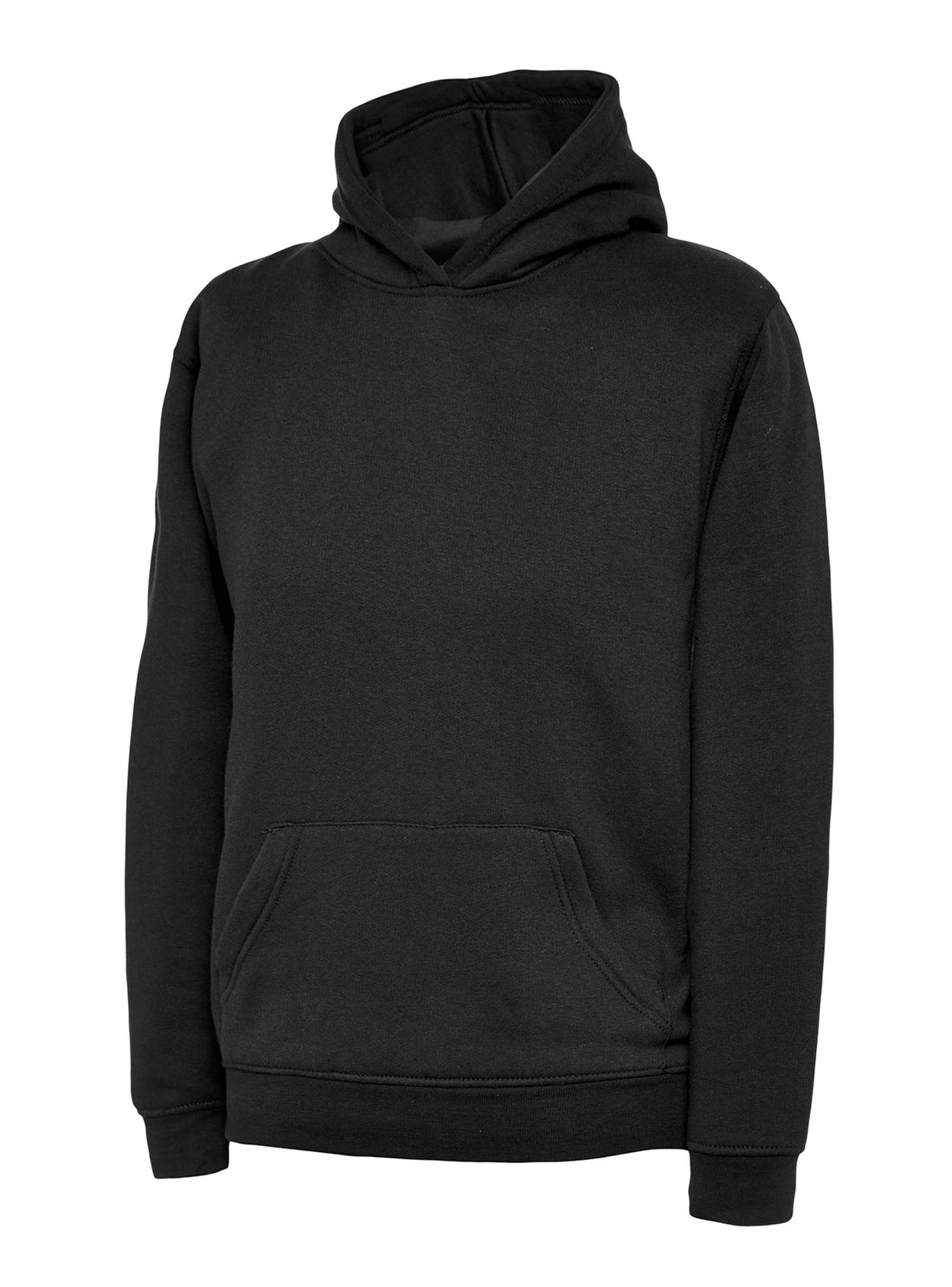 Value Range Childrens Hooded Sweatshirt - Black 