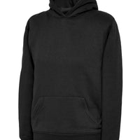 Value Range Childrens Hooded Sweatshirt - Black 