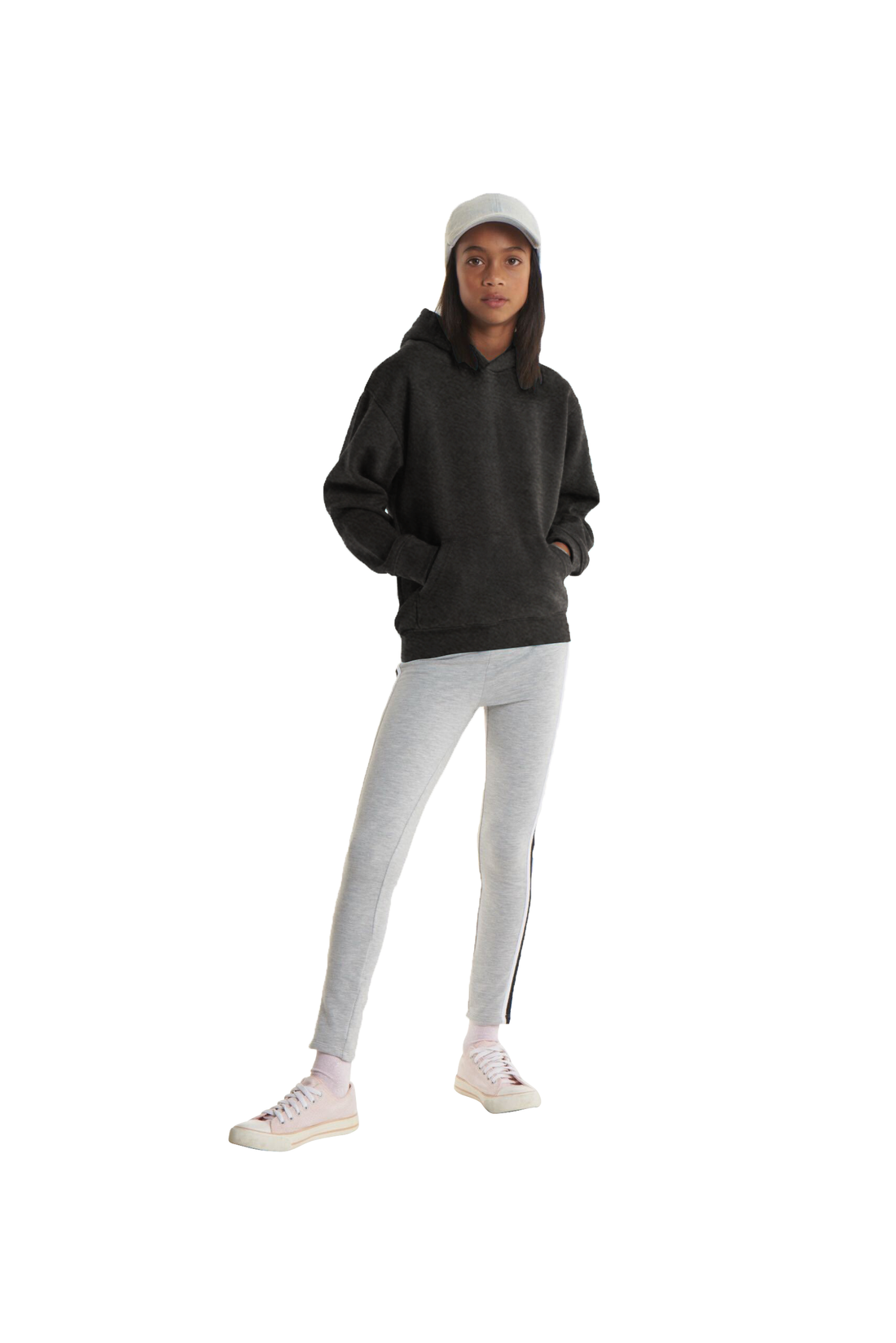 Value Range Childrens Hooded Sweatshirt - Charcoal
