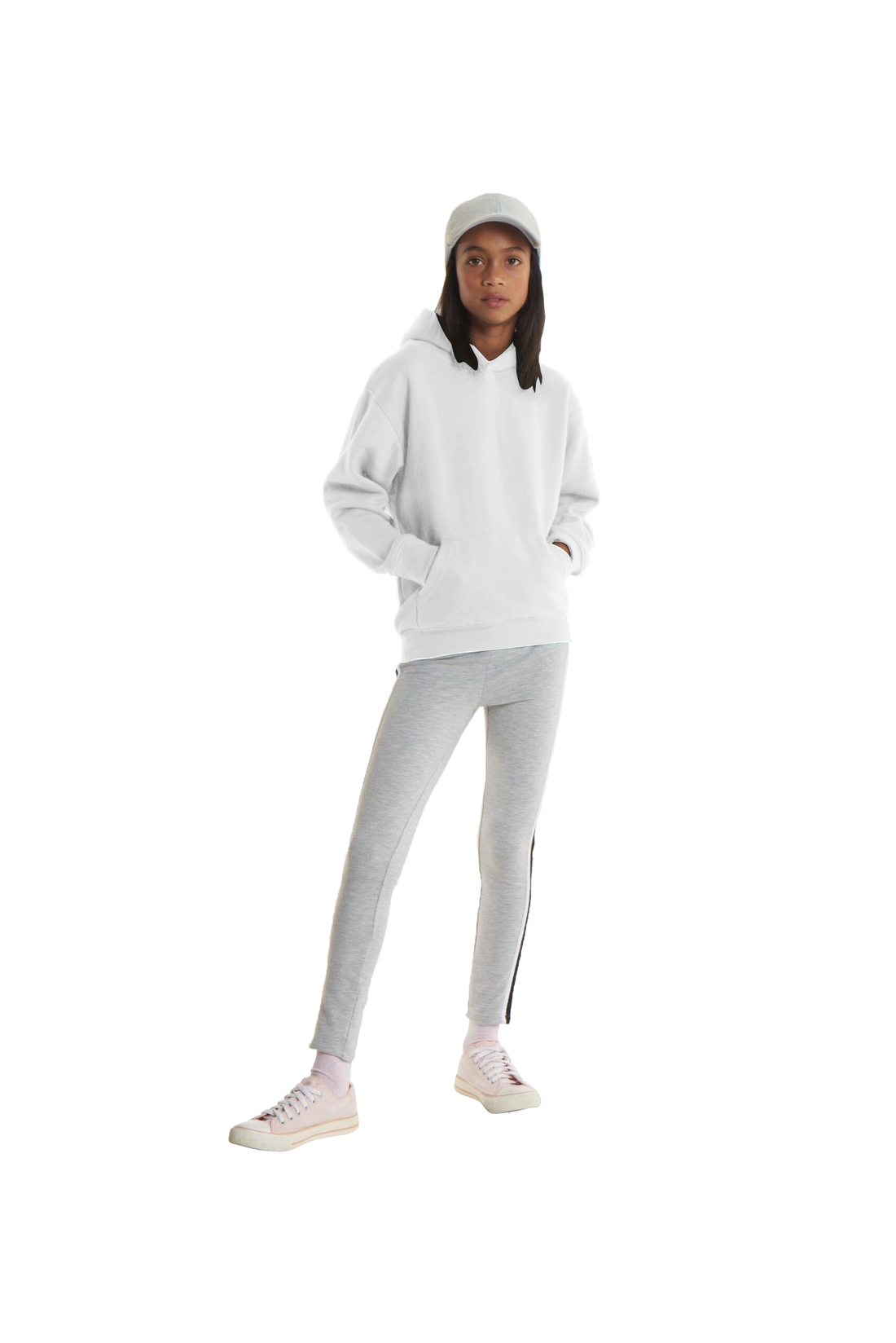 Value Range Childrens Hooded Sweatshirt - White 